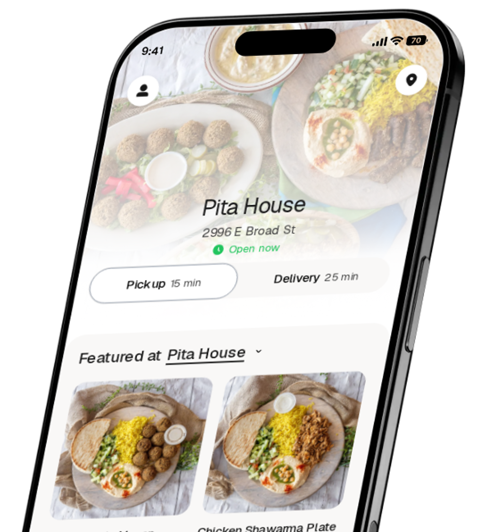Pita House app preview